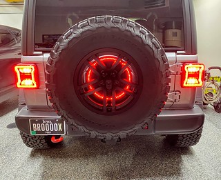 Spare tire light ring