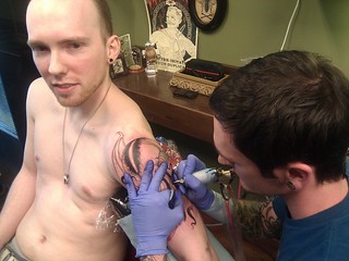 Tattoo - Gettin tattooed