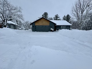 House - 2.5 hours of shoveling. Still coming down.
