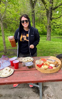 MS - Today would’ve been the MS walk. We went for a picnic.