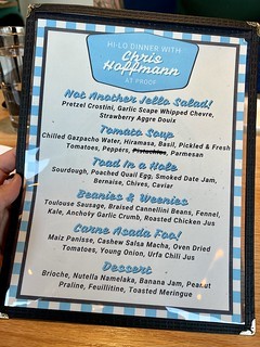 Well this dinner should be fun