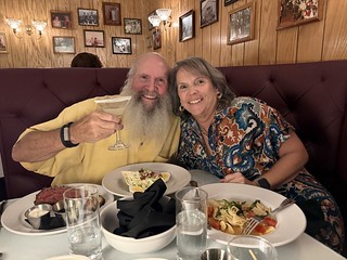 Celebratin Jeff and Teresa at Tom Archer’s