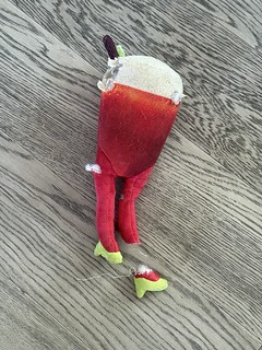 Durby has performed a foot amputation on his bottomless Bloody Mary