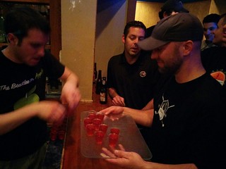 TVI - Handin out shots