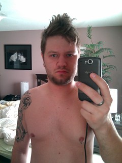 In case you've ever wondered what my hair looks like 1st thing in the  morning, haha.