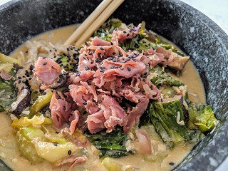 Kari made some crazy soup