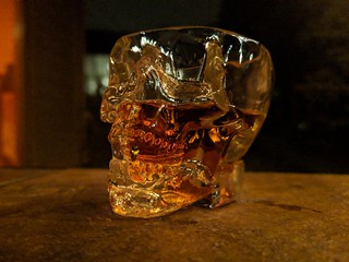 Drinks - Sipping on a bit of whiskey on the back porch