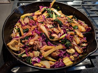 Cooking - I love cooking in a cast iron skillet... Especially when things come out looking this tasty