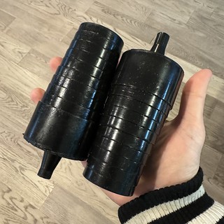 Gonna modify these Wrangler JK spare tire bump stops for the new Bronco wheels