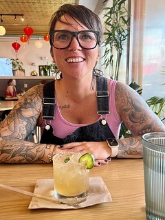 Drinks - She got a cocktail called laap sided that legit tasted a bit like laap.