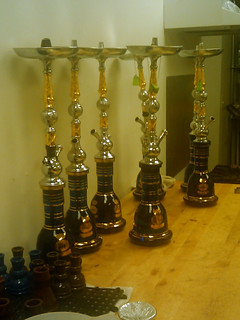 Hookahs at Chicha Shack
