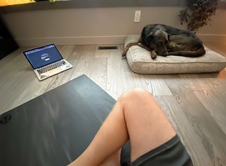 Benny Brooks - This dude just laid here and let me do yoga