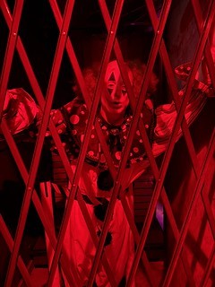 A clown at the Haunt