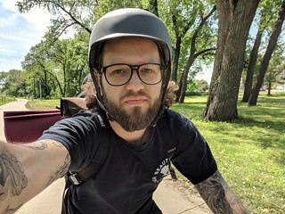 Biking - A beautiful day for a ride to work