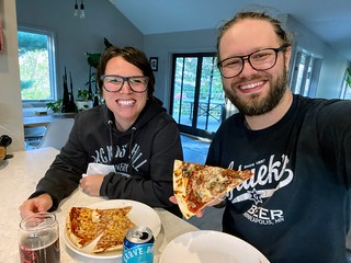 pizza - WE ORDERED TAKEOUT FOOD FOR THE FIRST TIME IN OVER 6 WEEKS