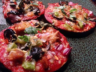 pizza - EGGPLANT PIZZA PARTY