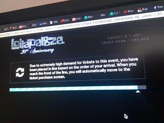 Lollapalooza - This is how close I was to getting $60 Lollapalooza tickets... so dumb!