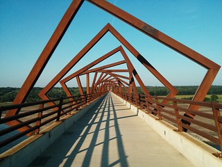 Biking - This bridge seems pretty cool.
