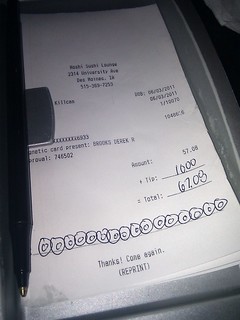 My signature. Sushi rolls.