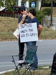 Stepped outta brunch with a couple of our best gay buds and were met by these pieces of shit.