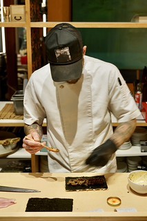 Nick making up a J Pablo roll