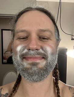 Dress Up - Got a little overspray on this beard spray dye…