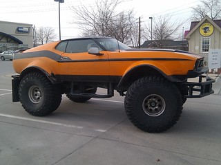 Custom - Orange Ford Mustang Monster Truck
