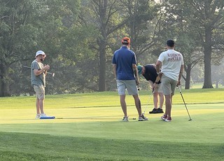 Willow Creek - A beautiful night of Golf on the Willow Creek blue course.