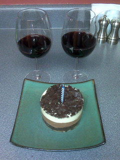 Drinks - Birthday cake and Pinot Noir from Kari