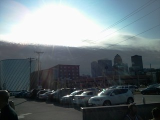 Looks like this beautiful day's about to come to an end...