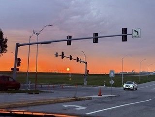 Sunset - Sunset through the rain