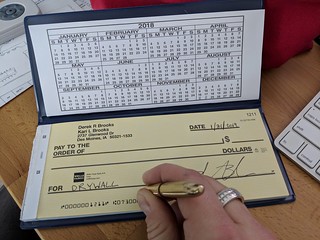 I ordered some new checks. They are huge.