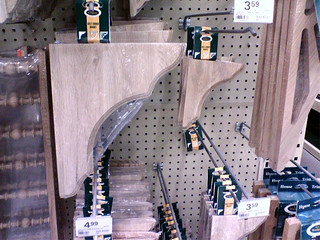 Corner bracket idea to support the bar