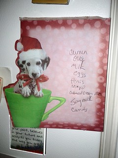 Teresa's grocery list