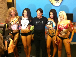 Art - Mr Skin, some amazing body paint, and a flash that needs a diffuser