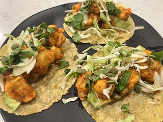 Made some spicy cauliflower tacos