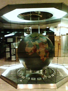 Some giant globe in the Register