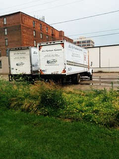 Biking - I hid a pizza here because it sucked to bike with. We picked it up in our car later.