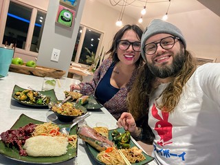 Gonna stuff ourselves with this southeast asian food