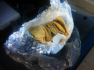 Taco pit stop. Thanks, reina's mom!