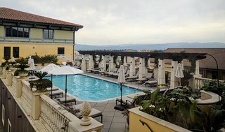 It's not quite pool weather, but I'm debating jumping in anyway.