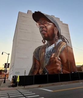 Art - A beautiful mural on my walk to the Red Wings game