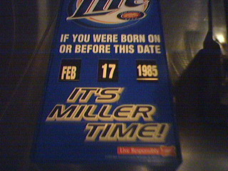 It's Miller Time!