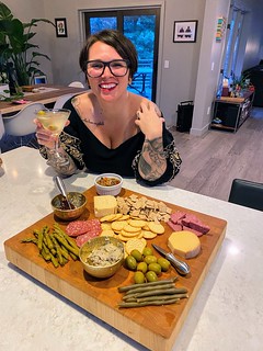 Drinks - The Whiskey martinis didn’t pair well, so she asked me to make gin ones instead, hah. Bartendin...