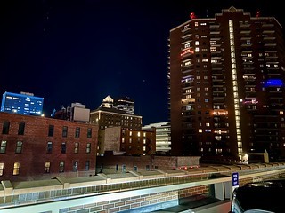 A civic center show let out right before I got to my Jeep on the top floor of a parking garage......