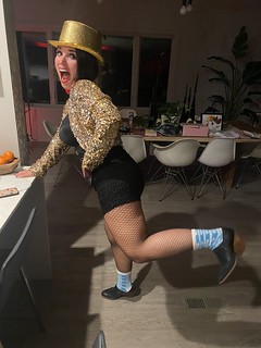 Dress Up - Showing off those Venmo socks