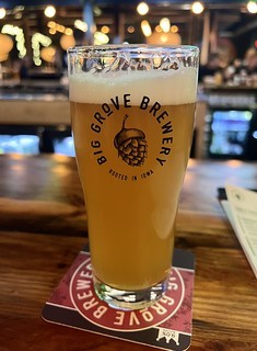 A pint at Big Grove