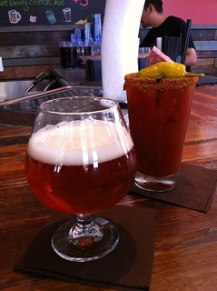 Drinks - Kari ordered quite a beer-back