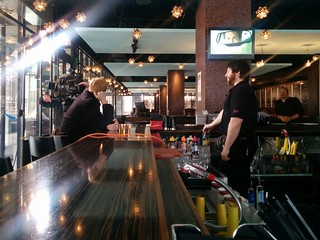 I am sick and tired of having servers walk away and doing news interviews right when I'm ready to cash out!