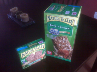 First Trip to Costco. my old 12 pack for ~$4 vs. 96 pack for ~$12. that's like 4 months of granola bars!